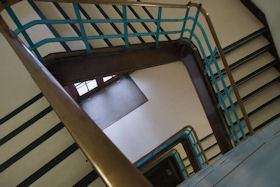 Replica cast brass handrail installed in Manchester Central Library