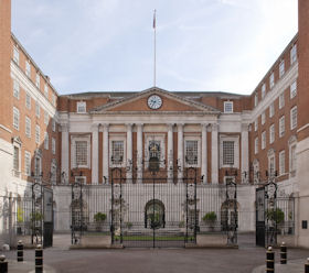 The Grade II listed Gates of Remembrance at the British Medical Association